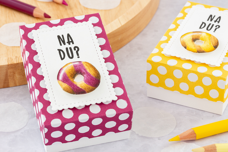 Donutverpackung Eiscreme-Fantasie Stampin' Up!