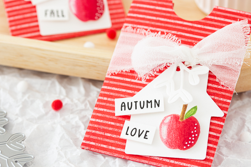 Geschenkverpackung basteln mit den Stanzen Verpackte Wünsche und dem Stempelset Choose Happy Stampin' up!