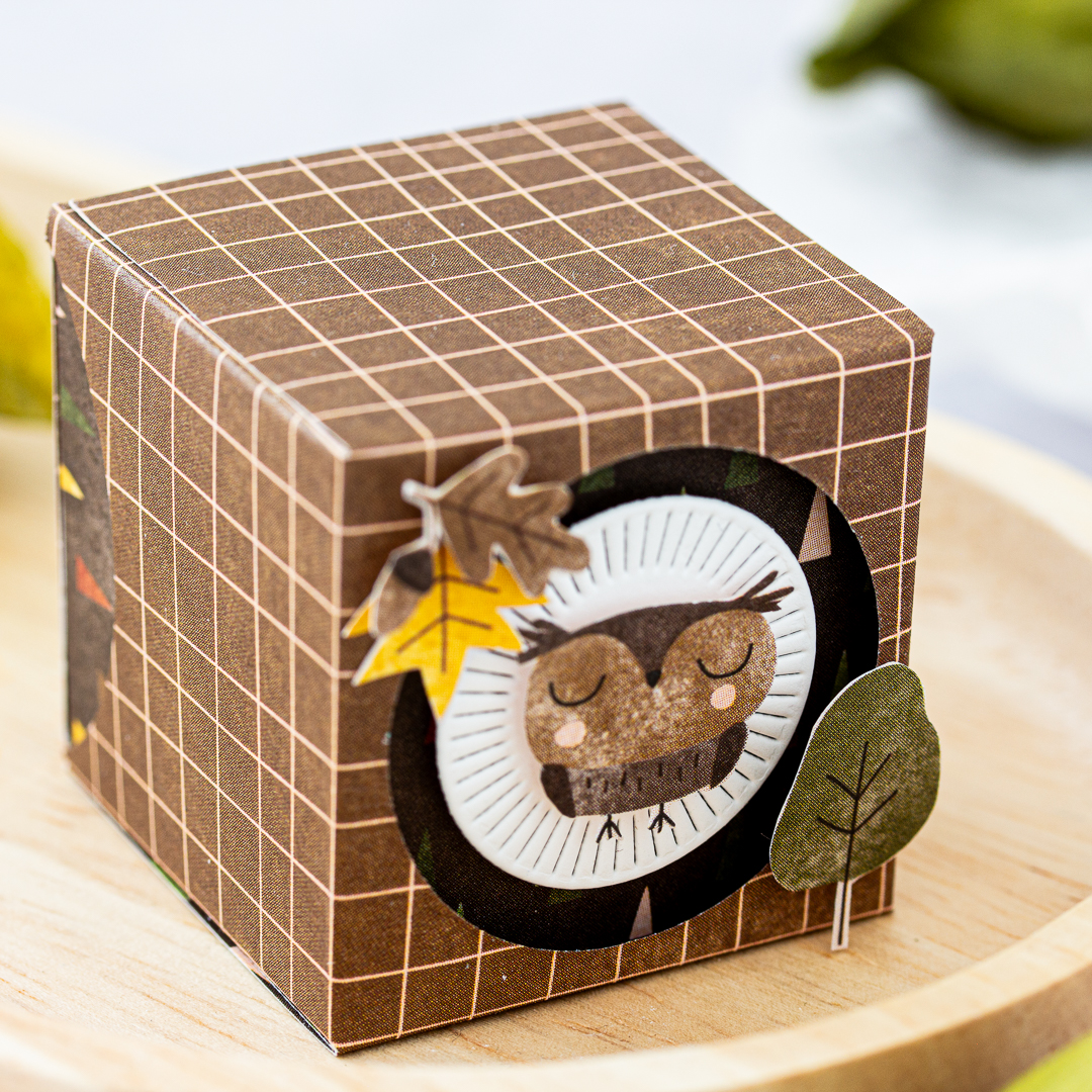 Schubladenfensterbox Anleitung für ein kleines Mitbringsel oder Gastgeschenk mit dem Designerpapier Schöne Herbsttage von Stampin' Up!