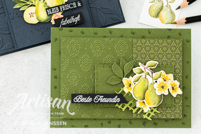 Karte für die beste Freundin mit dem Produktpaket Beste Birnen von Stampin' Up!