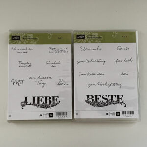 Stempelset Beste Wünsche NEU