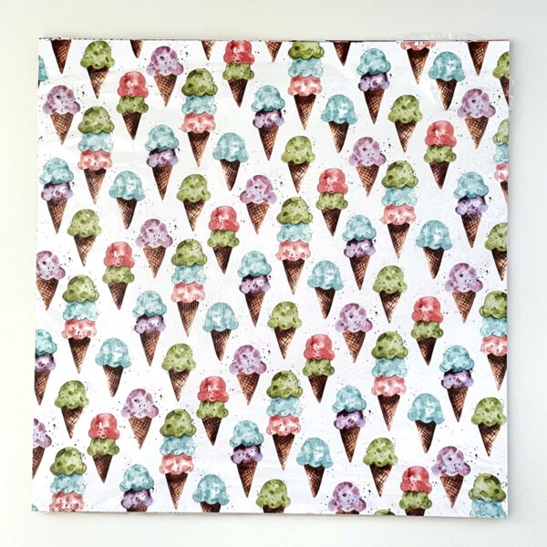 Designerpapier Eisdiele – Bild 2