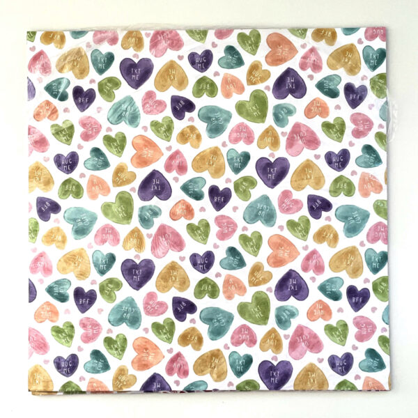 Designerpapier Herz an Herz – Bild 2