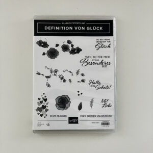 Stempelset Definition von Glück