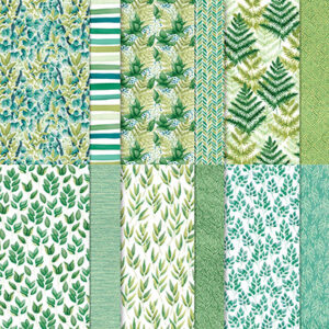 Designerpapier Ewiges Grün
