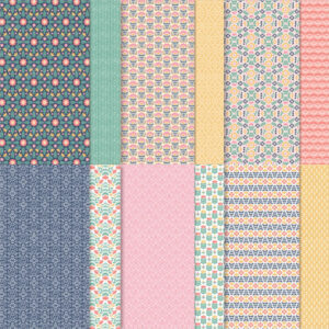 Designerpapier Fantasie in Symmetrie OVP