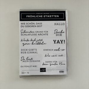 Stempelset Fröhliche Etiketten