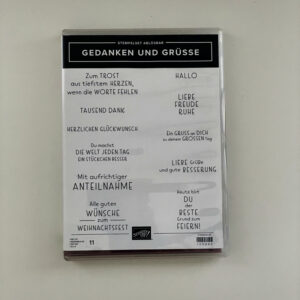 Stempelset Gedanken und Grüsse