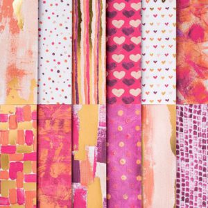 Designerpapier Gemalt mit Liebe