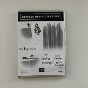 Stempelset Geniess den Augenblick