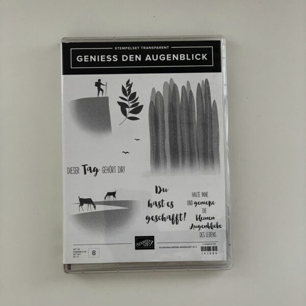 Stempelset Geniess den Augenblick