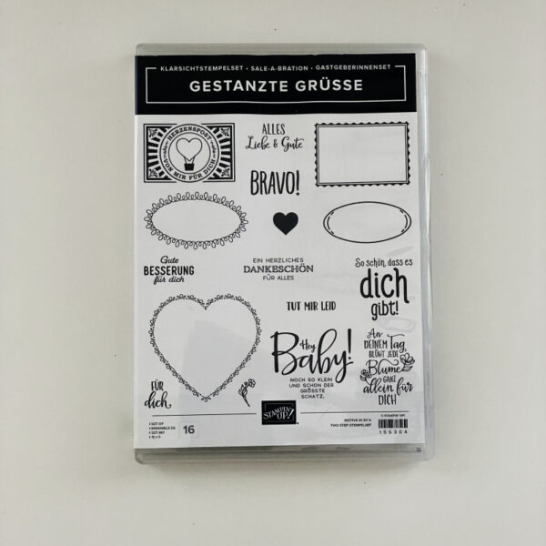 Stempelset Gestanzte Grüsse NEU