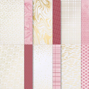 Designerpapier Goldige Muster