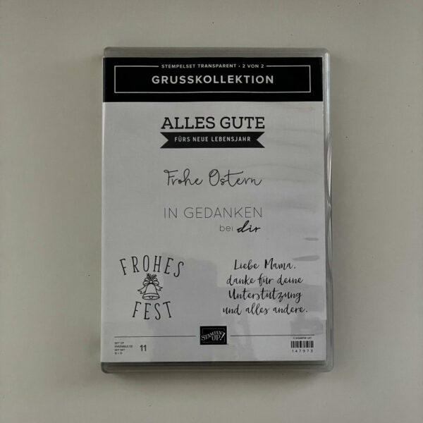 Stempelset Grusskollektion NEU