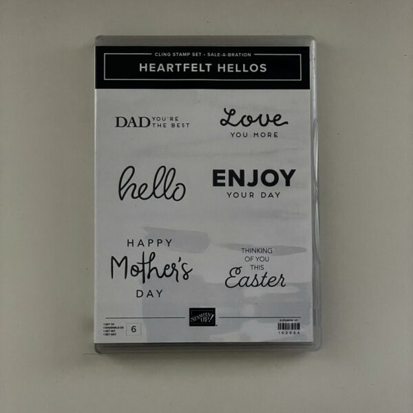 Stempelset Heartfelt Hellos NEU