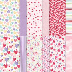Designerpapier Herz an Herz
