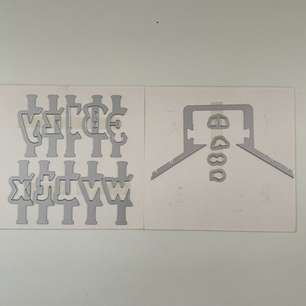 Stanzen Lagenweise Buchstaben – Bild 2