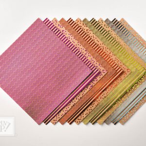 Besonderes Designerpapier Metallic-Glanz