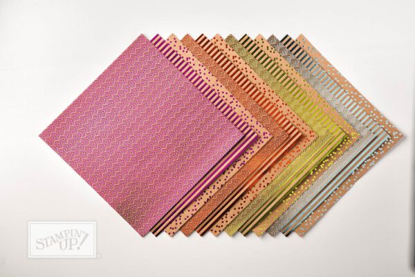 Besonderes Designerpapier Metallic-Glanz