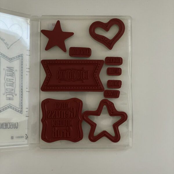 Stempelset Mit Liebe geschenkt – Bild 2