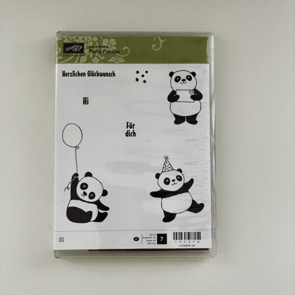 Stempelset Party-Pandas NEU