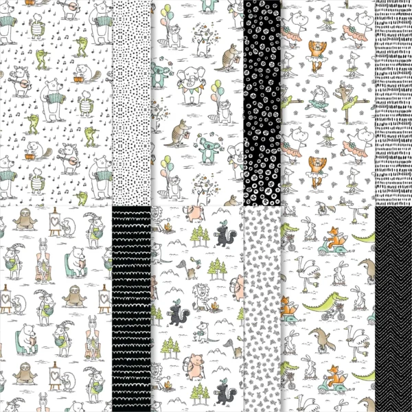 Designerpapier Party im Zoo