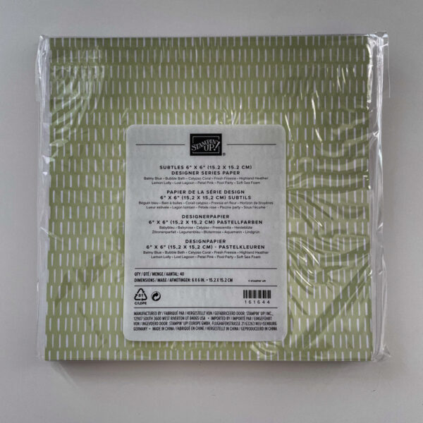 Designerpapier Pastellfarben