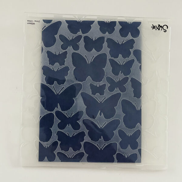 Prägefolder Schmetterlingsschwarm