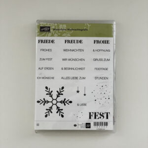 Stempelset Winterliche Weihnachtsgrüße