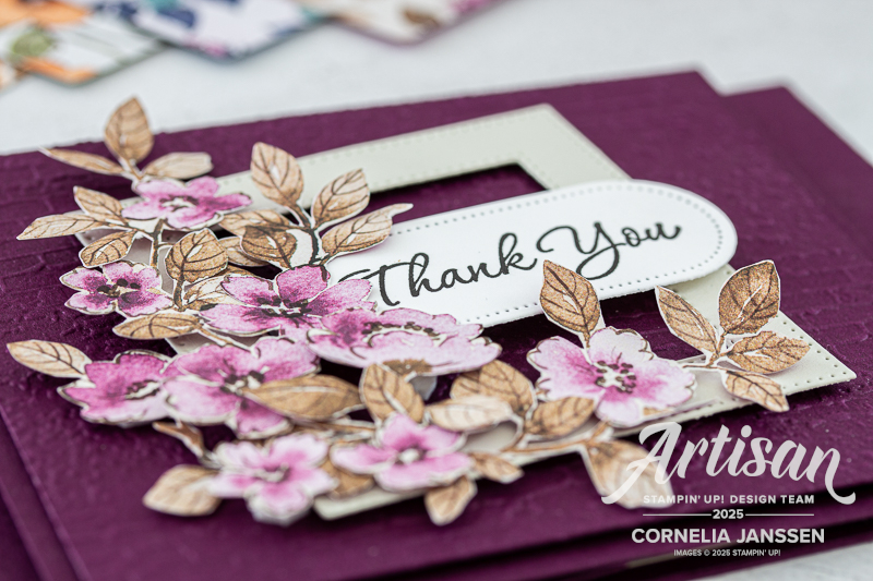 verträumte Grußkarte mit dem Designerpapier bezaubernd Floral