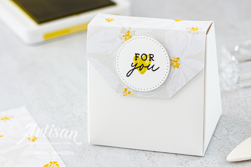 Trapeztasche mit Tür 2 des 12 Tage Kreativität 2025 Kalender von Stampin' UP!