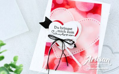 Stempeltechnik: Bokeh-Hintergrund