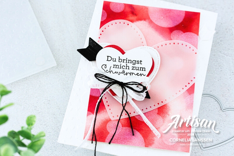 Stempeltechnik: Bokeh-Hintergrund