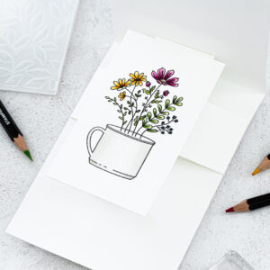 Terrassen Lift Up Karte basteln Effektkarte