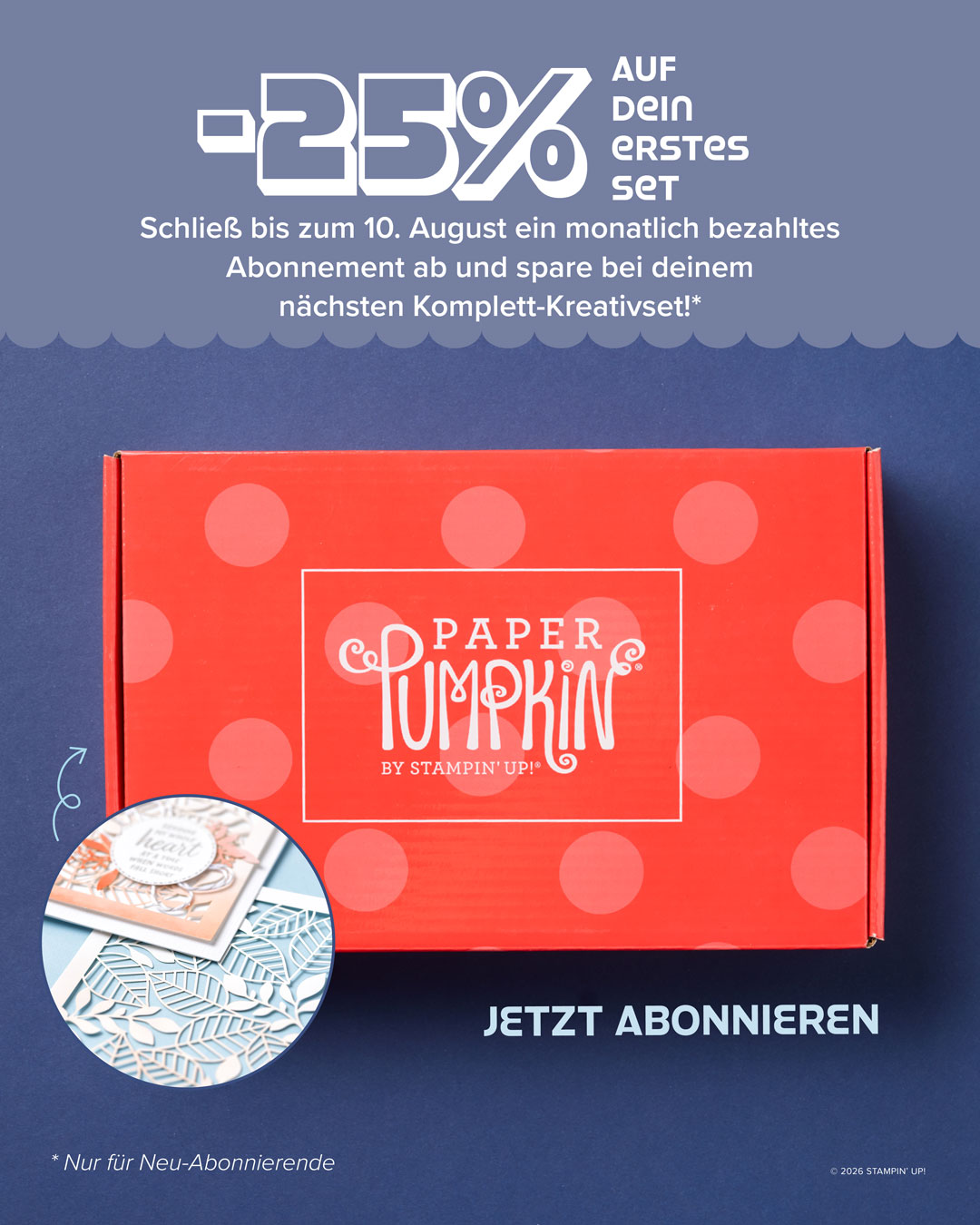 Paper Pumpkin Abo Aktion